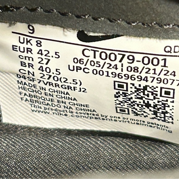 Nike Air Zoom LJ Elite Long Jump Track Field Spike ct0079-001 Mens Size 8 8.5 9 - Picture 11 of 13